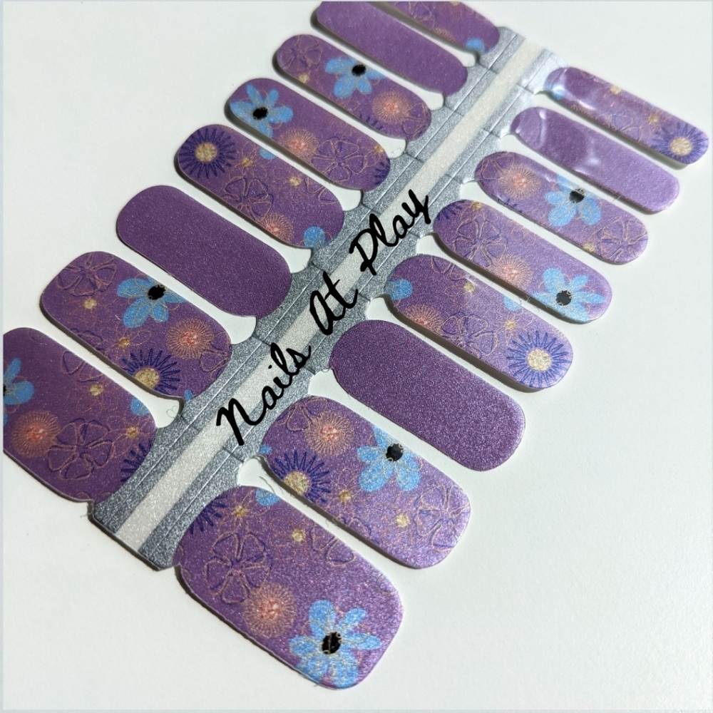 5 for $15 Nail Wraps- Purple Pretty